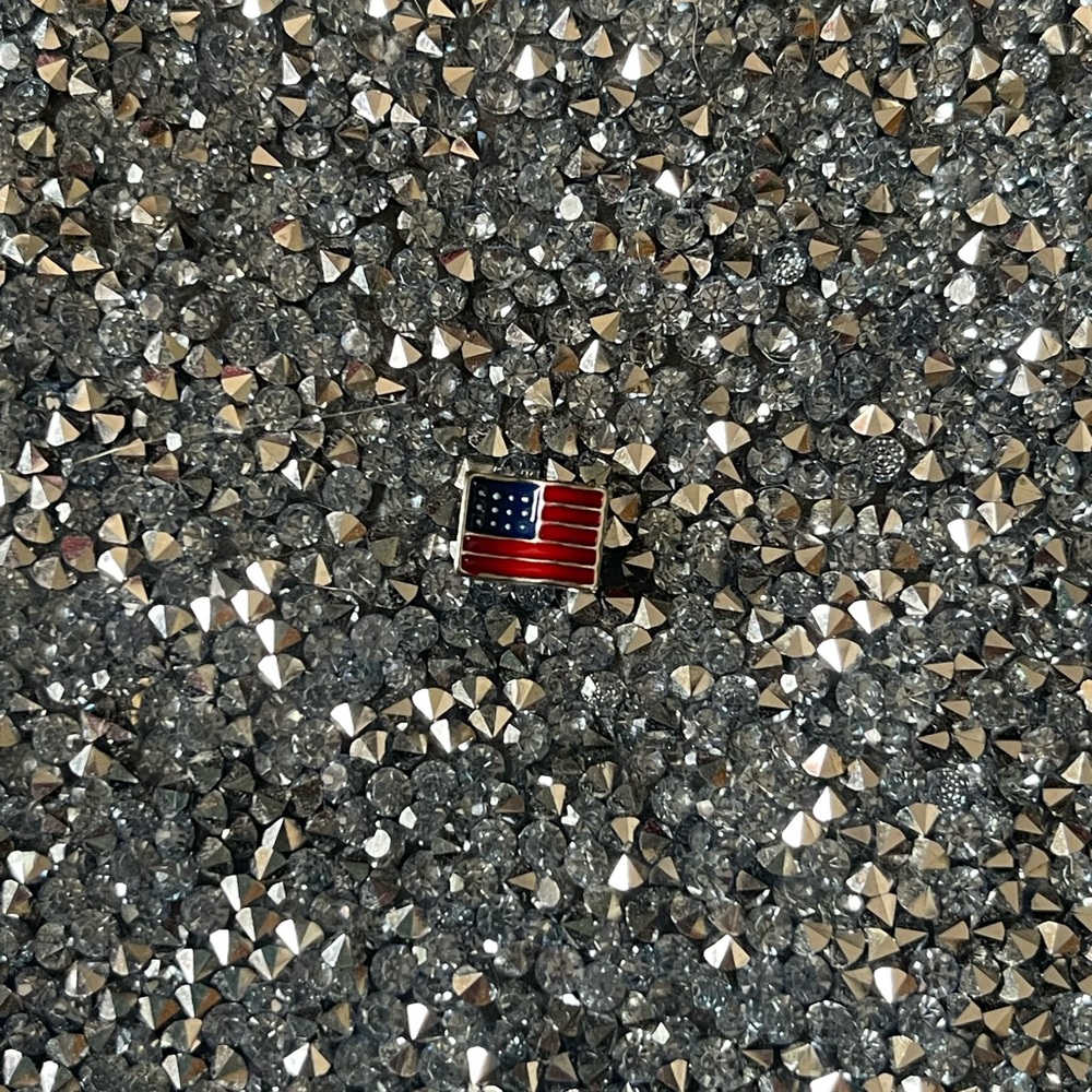Origami  owl-American Flag Charm